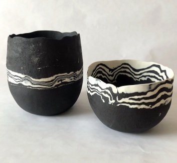 Neriage porcelain and stoneware